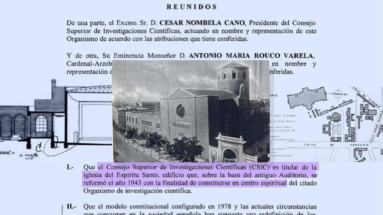 El auditorio de la República que Franco convirtió en iglesia y acabó en manos del Opus Dei tras un acuerdo con el CSIC